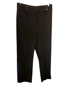 Calvin Klein Black Stretch Dress Suit Pants Women Size 22W Straight Leg NWT
